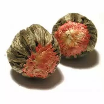 Boules de fleurs de thé blanc