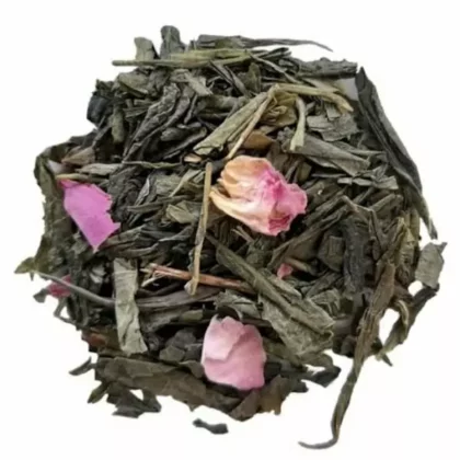 Thé vert Sencha Bio-Pétales de rose