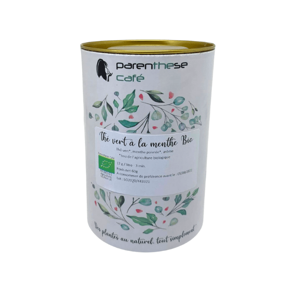 Thé vert à la menthe Bio 2 Thé vert à la menthe Bio – Image 2
